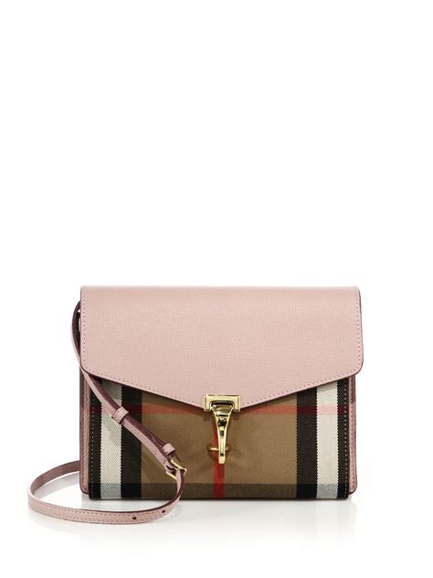 burberry small check canvas crossbody bag|burberry crossbody bag women's.